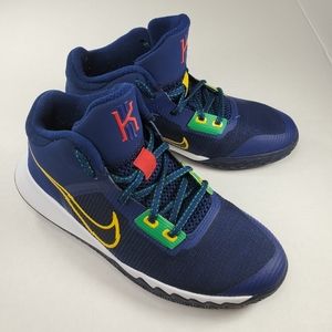 Nike Kyrie Flytrap 4 Size 5Y EP Irving Blue Yellow Basketball Shoes CT5537-400